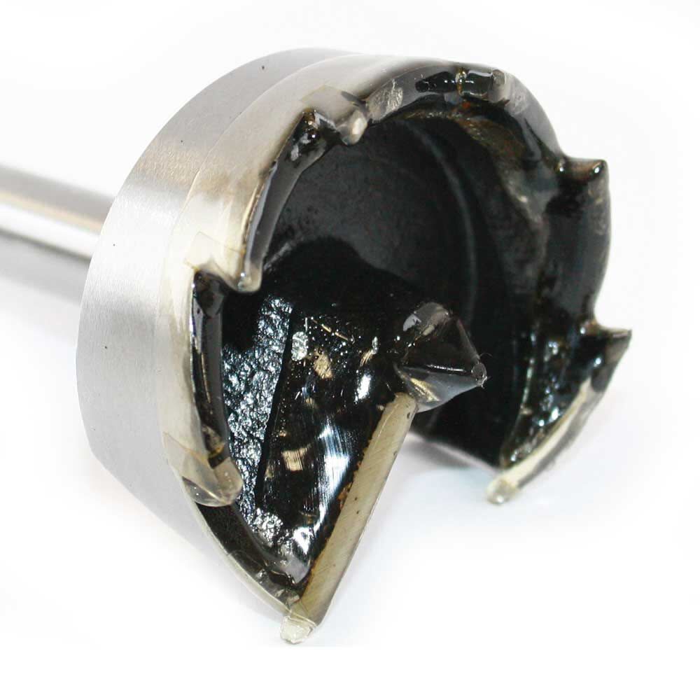 Big Horn 2 1/8 Inch Carbide Tipped Spur Bit 1/2 Inch Shank with 3 8 Inch Hex End, large image number 3