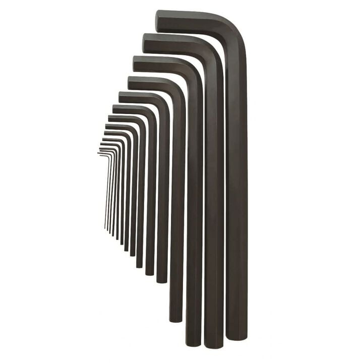 Bondhus Long Metric Hex End L-Wrench Set In Pouch with ProGuard 15pc, large image number 1