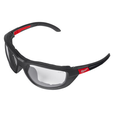 Milwaukee Clear High Performance Safety Glasses with Gasket, large image number 3