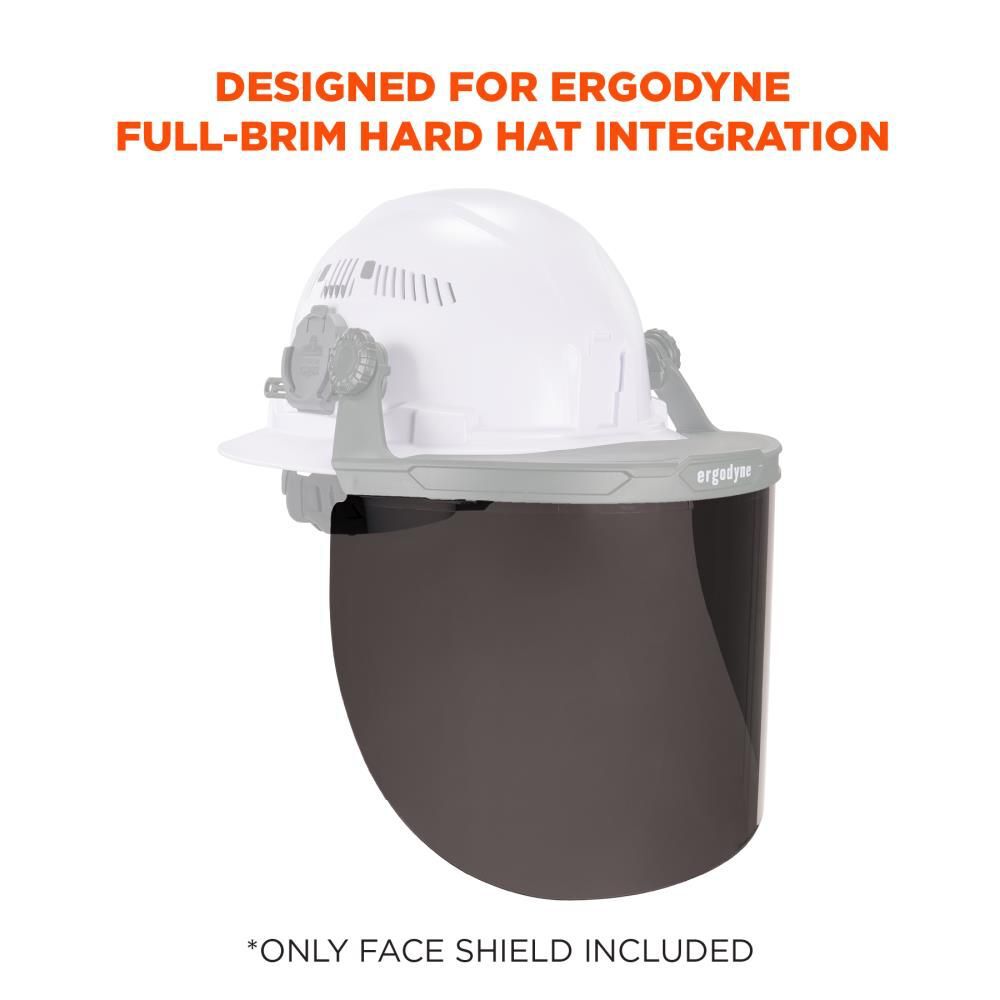 Ergodyne Smoke Face Shield Replacement for Full Brim, large image number 2