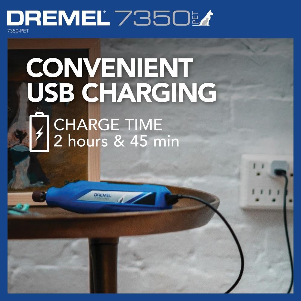 Dremel 4V Pet Grooming Cordless Rotary Tool Kit, large image number 7