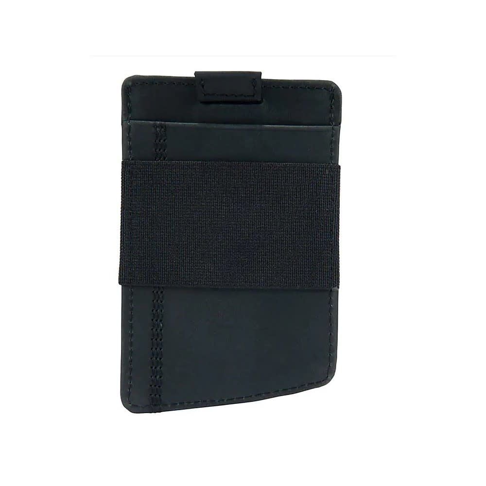 Carhartt Black Saddle Leather Front Pocket Wallet, large image number 1