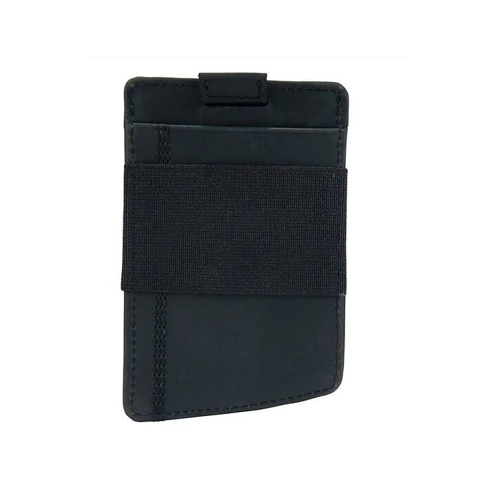 Carhartt Black Saddle Leather Front Pocket Wallet
