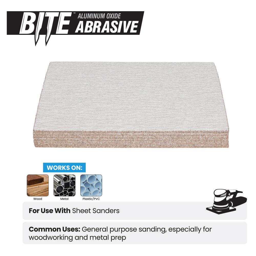 Spyder 8-Sheets Alum Oxide 220 Grit Sandpaper with Stearate, 4.5 x 5.5 Inch, large image number 4