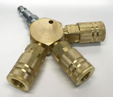 Rolair 3-Way Hex Manifold, large image number 0