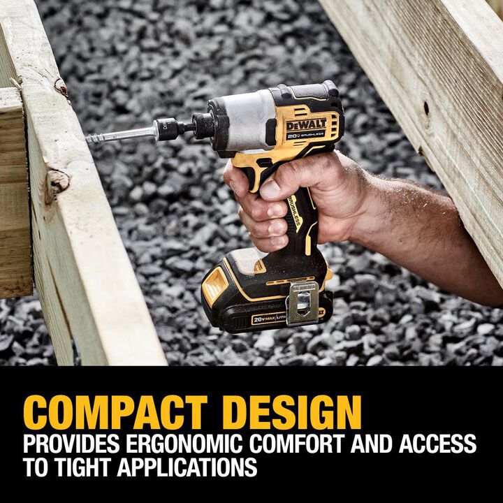 DEWALT 20V Brushless Impact Driver Kit & Rapid Load Accessory Sets With Toughcase+ Bundle, large image number 6