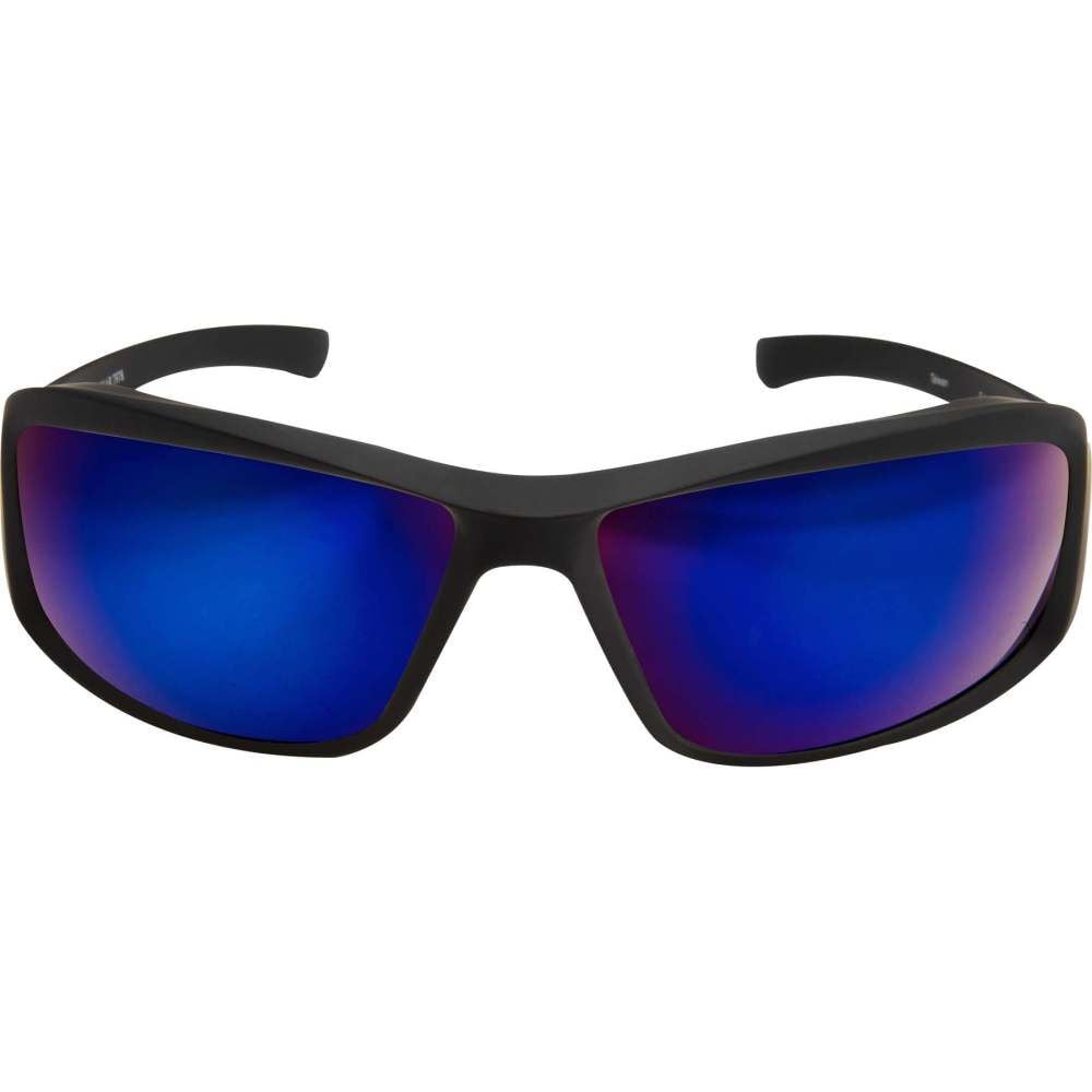 Edge Brazeau Black Frame Blue Mirror Lens - XB138