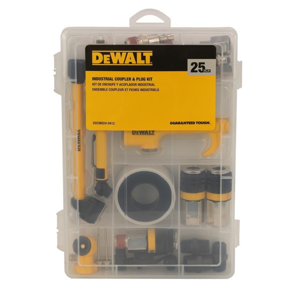 DEWALT 25-Piece Industrial Coupler and Plug Accessory Kit, large image number 1