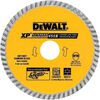 DEWALT XP 7 Inch Turbo Rim Diamond Blade for Fast Cutting in Concrete, Brick, Block, and Tile, small image number 1