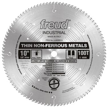 Freud 10in Thin Stock Non-Ferrous Metal Blade, large image number 0
