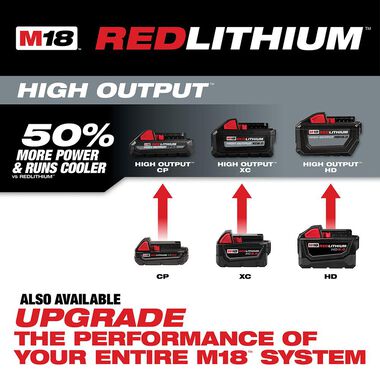 Milwaukee M18 REDLITHIUM HIGH OUTPUT CP3.0 Battery, large image number 3