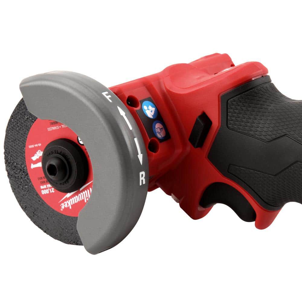 Milwaukee M12 3 Inch Compact Cut Off Tool with CP 2Ah & XC 4Ah Kit Bundle, large image number 5