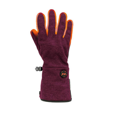 Mobile Warming Thermal Heated Glove Womens Burgundy XL