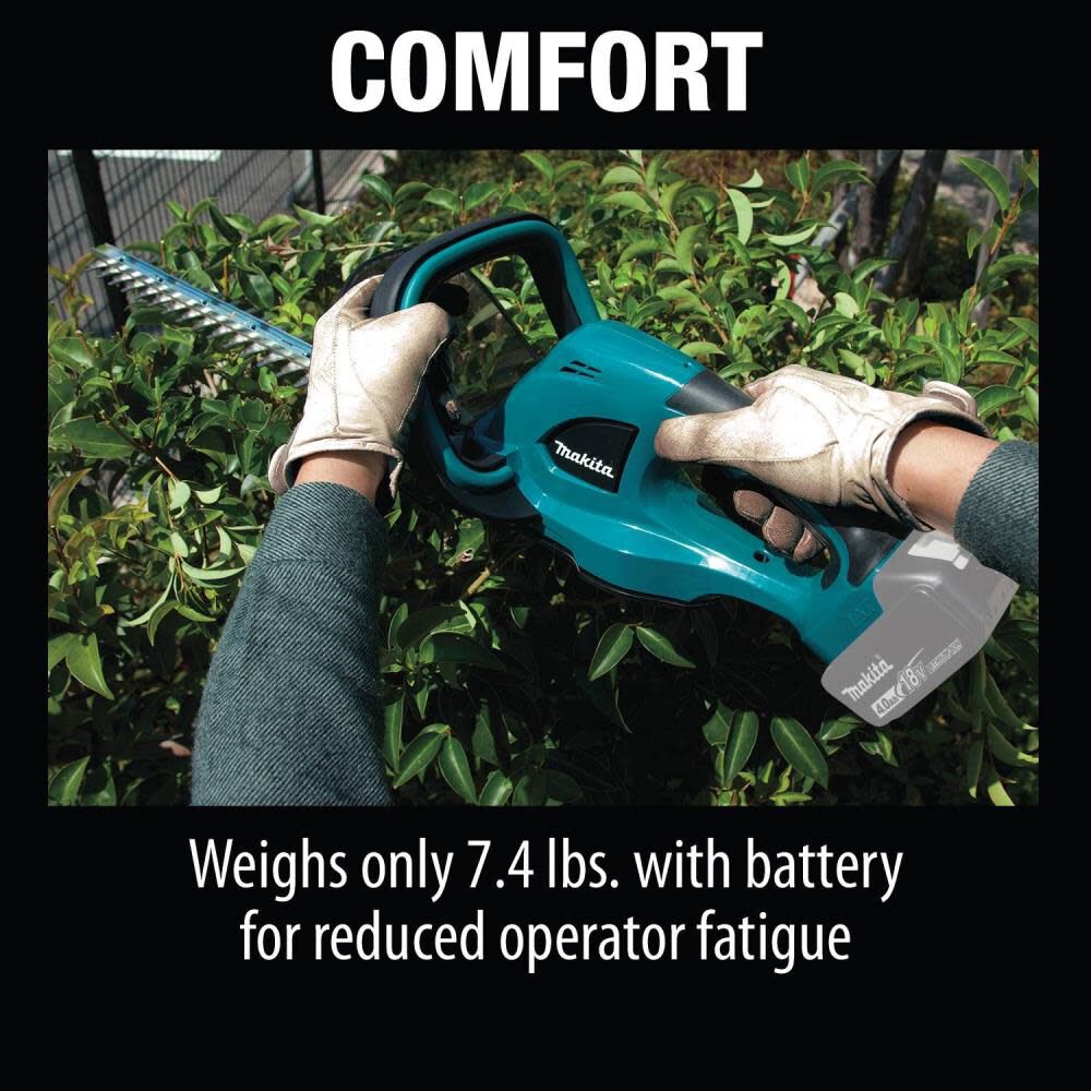 Makita 18V LXT Lithium Ion Cordless Hedge Trimmer Bare Tool XHU02Z Acme Tools