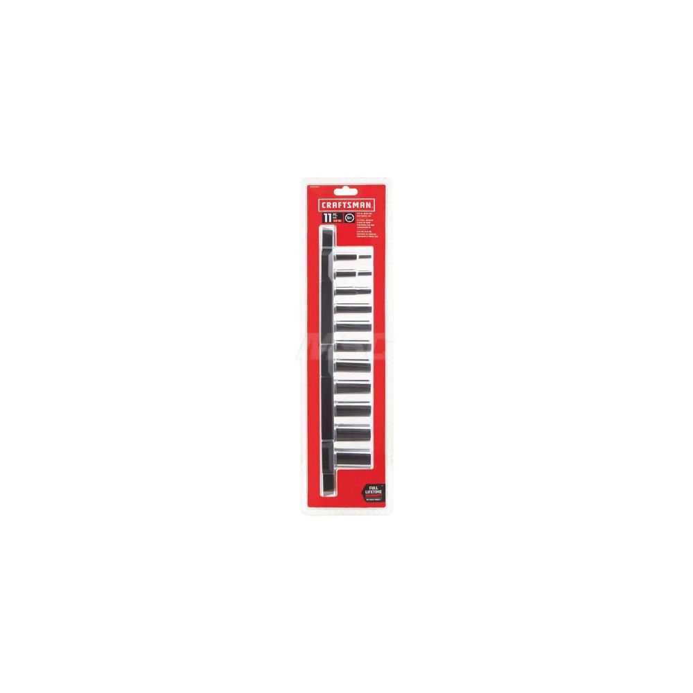 CRAFTSMAN 3/8-in Drive SAE 6 Point Deep Socket Set, 11pc, large image number 10
