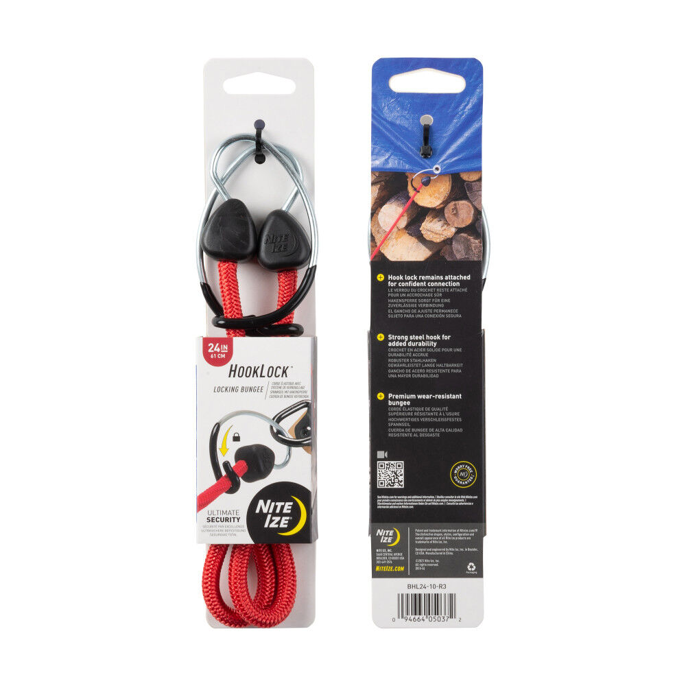 Nite Ize Promotional HookLock Locking Bungee 24 Inch Red, large image number 3