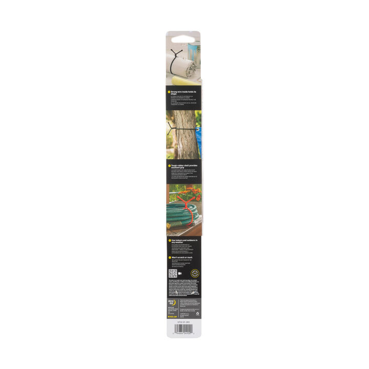 Nite Ize Gear Tie Reusable Rubber Twist Tie 32in 2pk Black, large image number 1