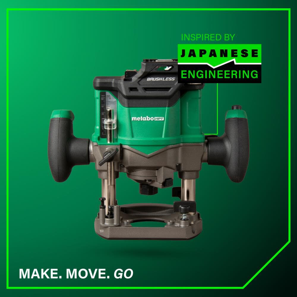 Metabo HPT 36V Cordless Plunge Router (Bare Tool) M3612DAQ4M - Acme Tools