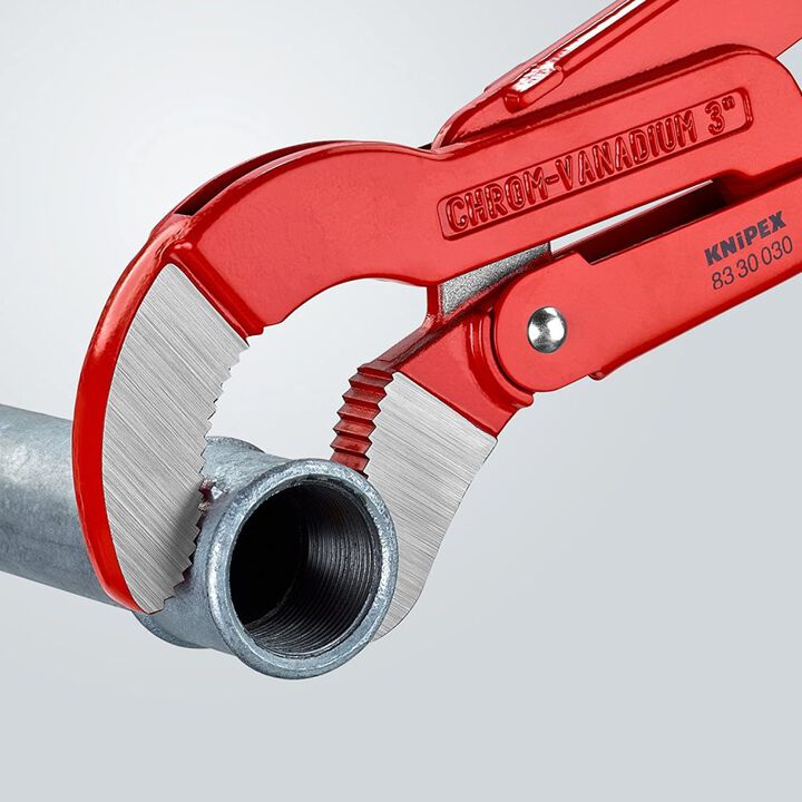 Knipex Pipe Wrench Slim S Type 680 mm Swedish Pattern, large image number 6