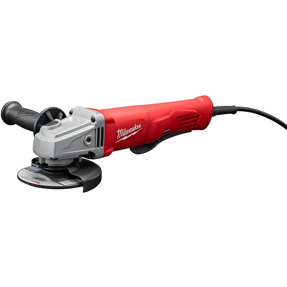 Milwaukee 4 1/2 Inch Small Angle Grinder with Paddle Lock-On-Reconditioned, large image number 1