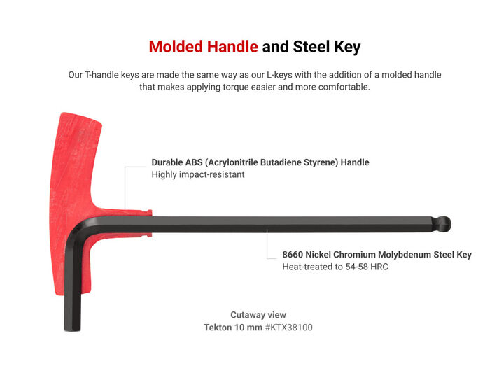 Tekton Star T-Handle Key Set with Stand, 13 Piece (T6-T50), large image number 4