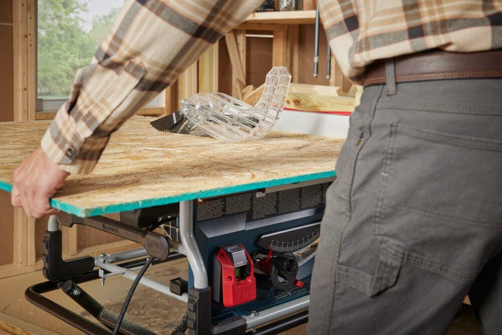 Bosch 10in Jobsite Table Saw with Gravity-Rise Wheeled Stand, large image number 11