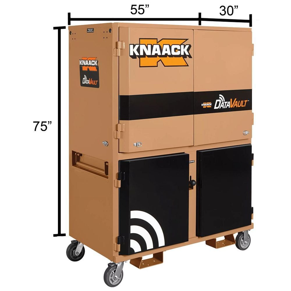 Knaack DataVault 150 Lbs Steel Mobile Digital Plan Station with 40 Inch TV Monitor & Laser Printer, large image number 4