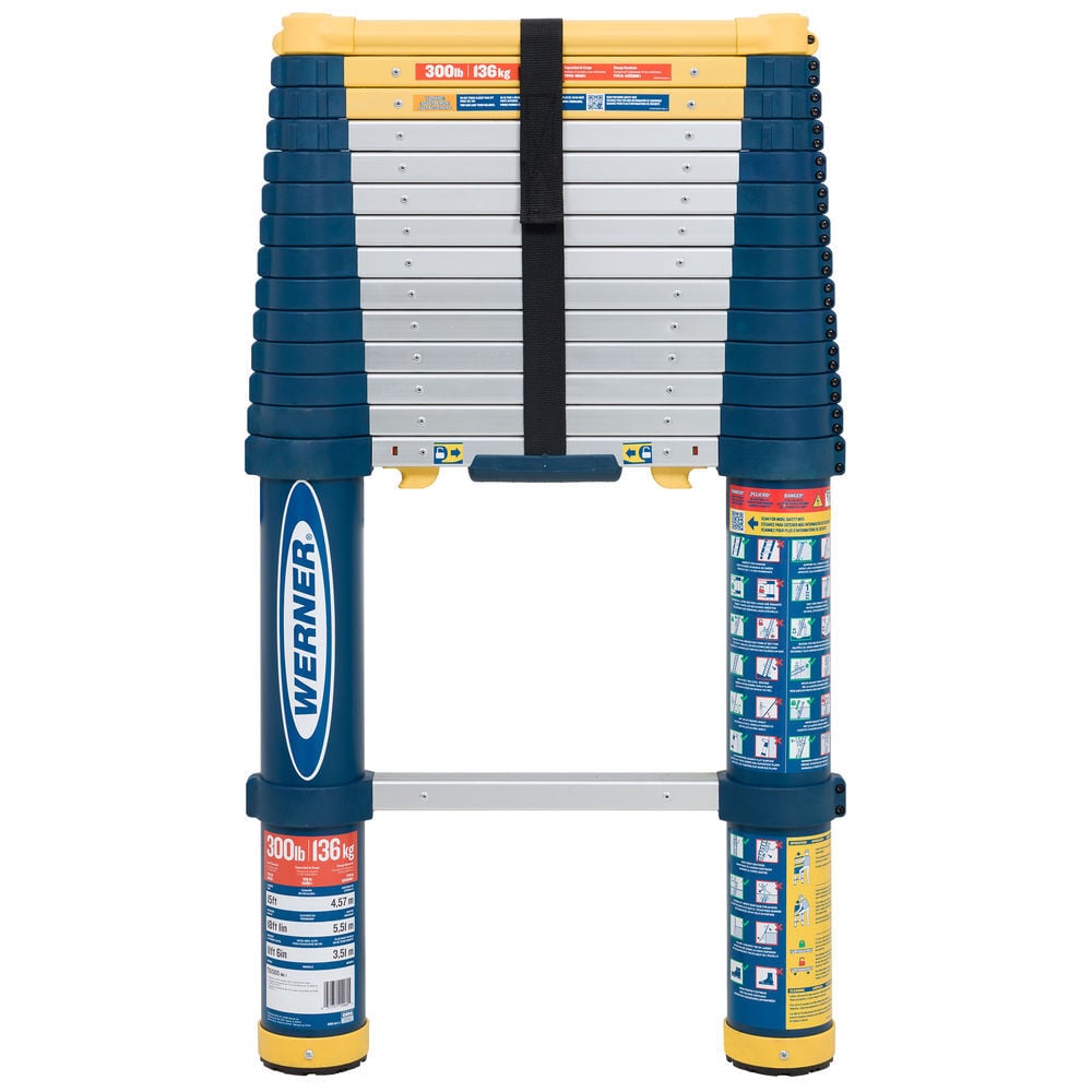 Werner 15 Ft. Telescoping Ladder Type IA, large image number 1
