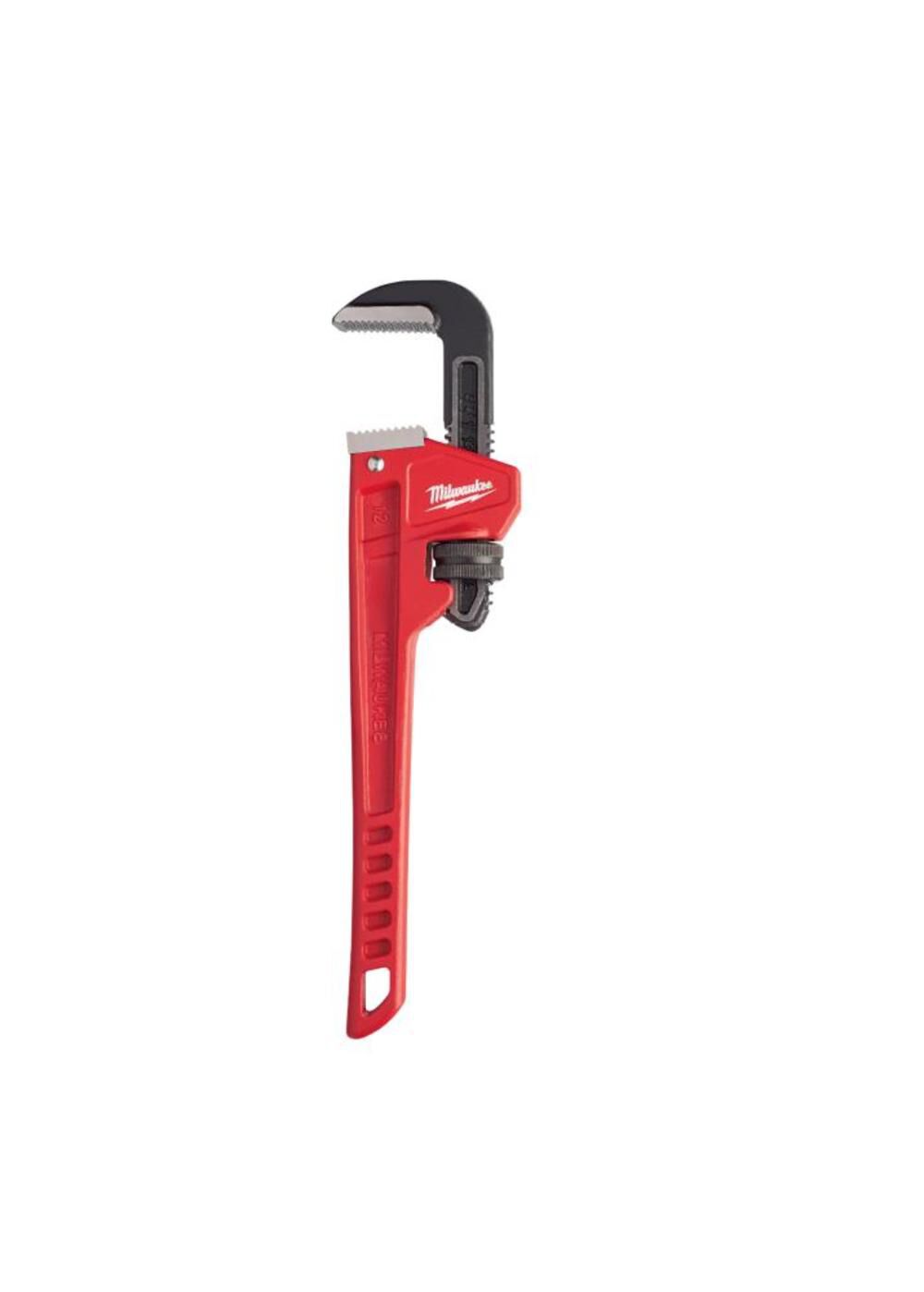 Milwaukee 12 in. Steel Pipe Wrench, large image number 1