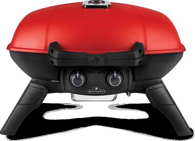 Napoleon TravelQ 285 Portable Propane Gas Grill with Griddle Red, large image number 8