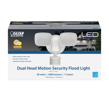 Feit Electric 9in Motion-Sensing White LED Security Floodlight, large image number 1