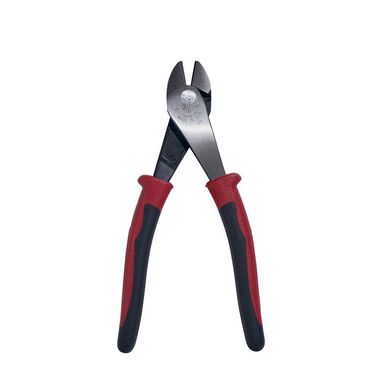 Klein Tools 8'' Journeyman High-Leverage Angled Head Diagonal-Cutting Pliers, large image number 4