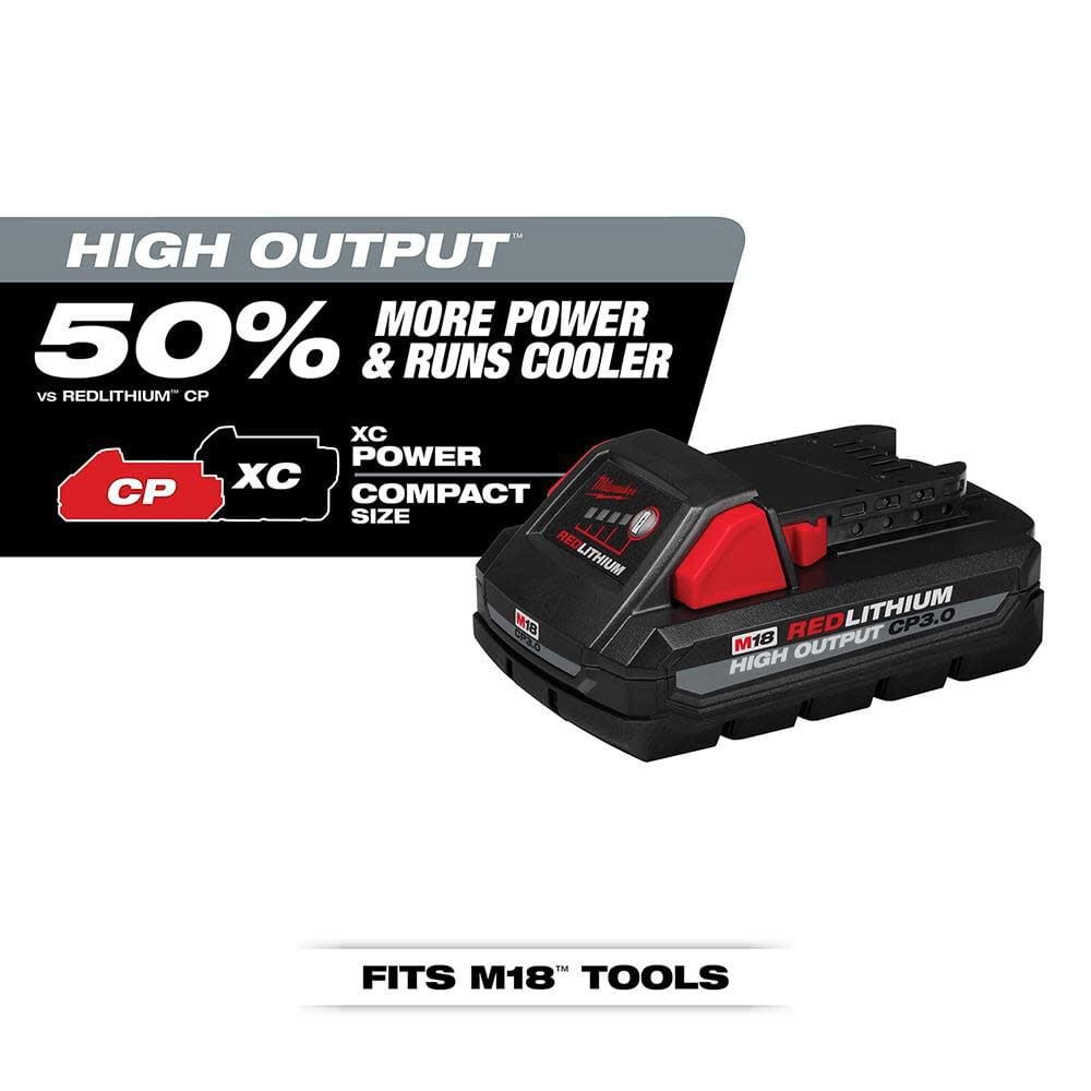 Milwaukee M18 REDLITHIUM HIGH OUTPUT CP3.0 Starter Kit, large image number 3