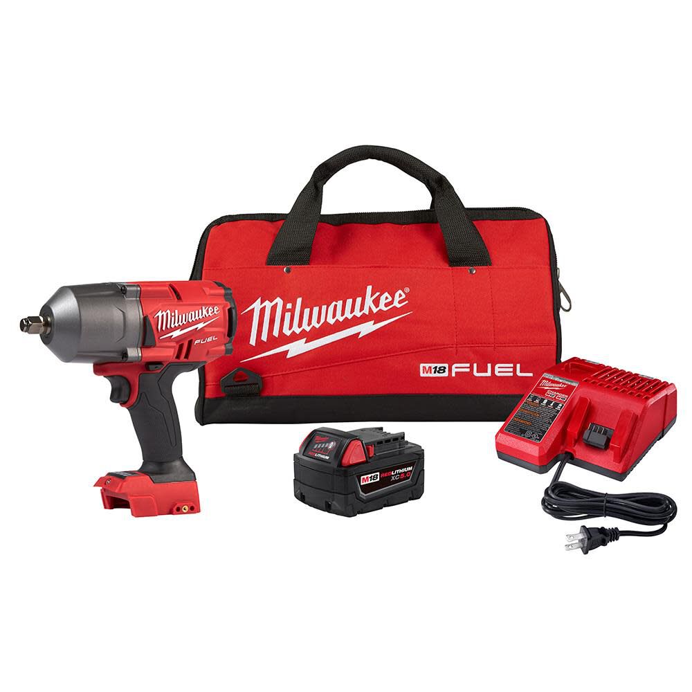Milwaukee M18 FUEL 1/2 In. High Torque Impact Wrench Kit with 