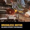 DEWALT 7in Small Angle Grinder Rat Tail with Kickback Brake No Lock On, small image number 4