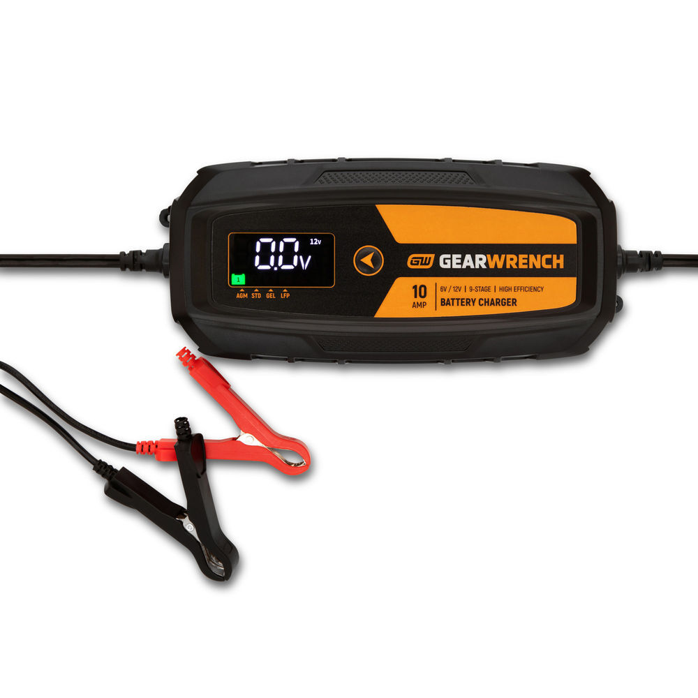 GEARWRENCH 10A 6V/12V Battery Charger and Maintainer, large image number 2