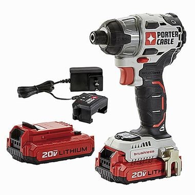 Porter Cable 20V 1/4in Impact Driver Kit, large image number 0