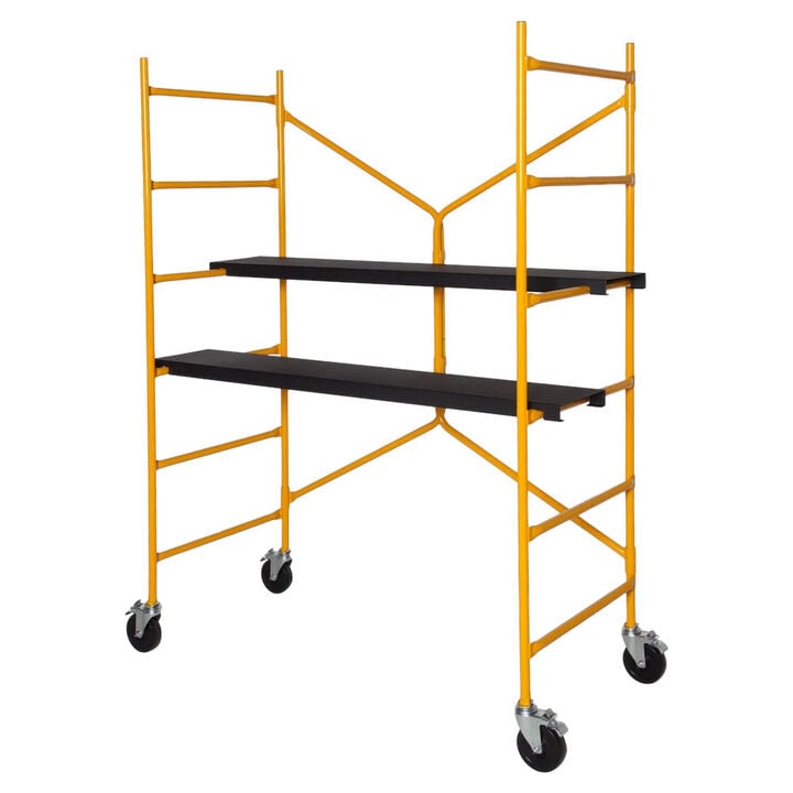 Nu-Wave Mfg 6 Ft 500 Lbs Capacity Collapsible Step Up Mobile Workstand