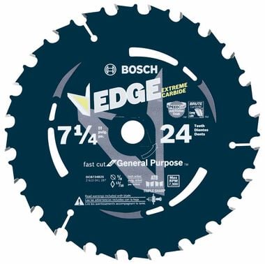 Bosch 7-1/4 In. 24 Tooth Construction Portable Saw Blade Framing