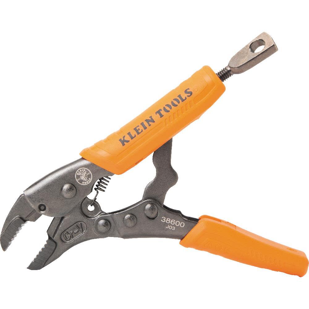 Klein Tools Curved Jaw Locking Pliers, 5 Inch, large image number 3