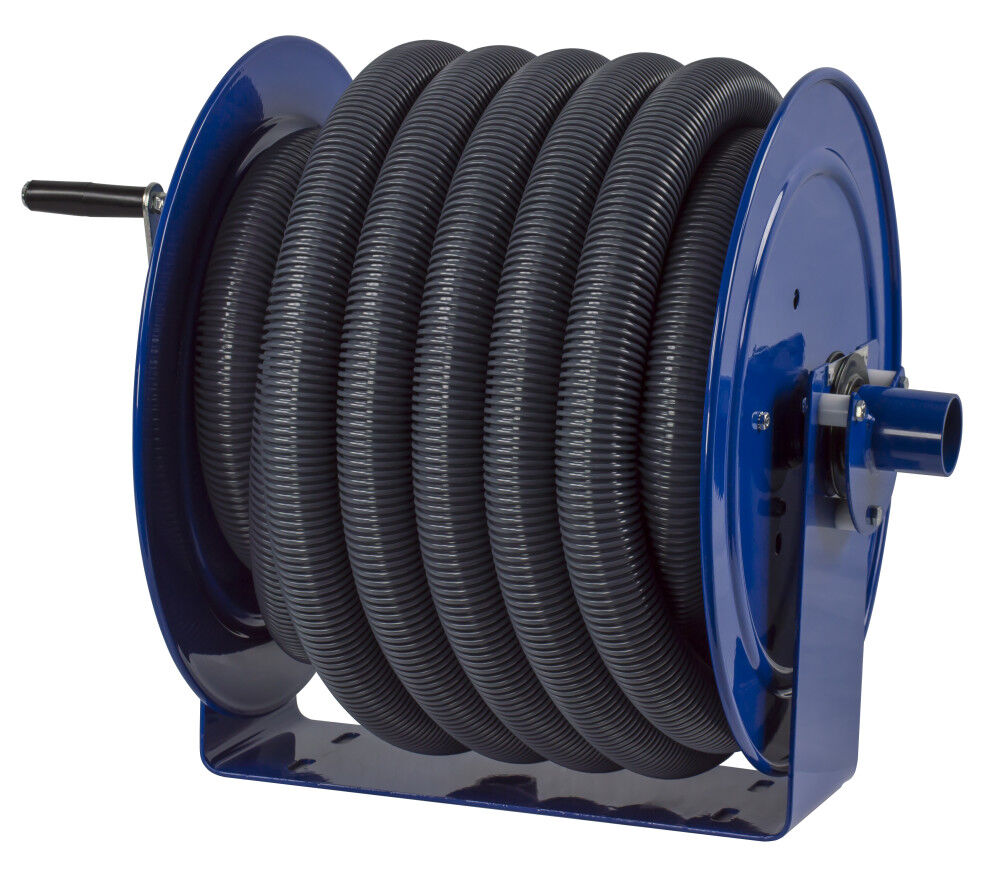 Coxreels Hose Reel Vacuum Only Direct Crank Rewind 1 1/2in 2in ID 50' Hose Capacity, large image number 2