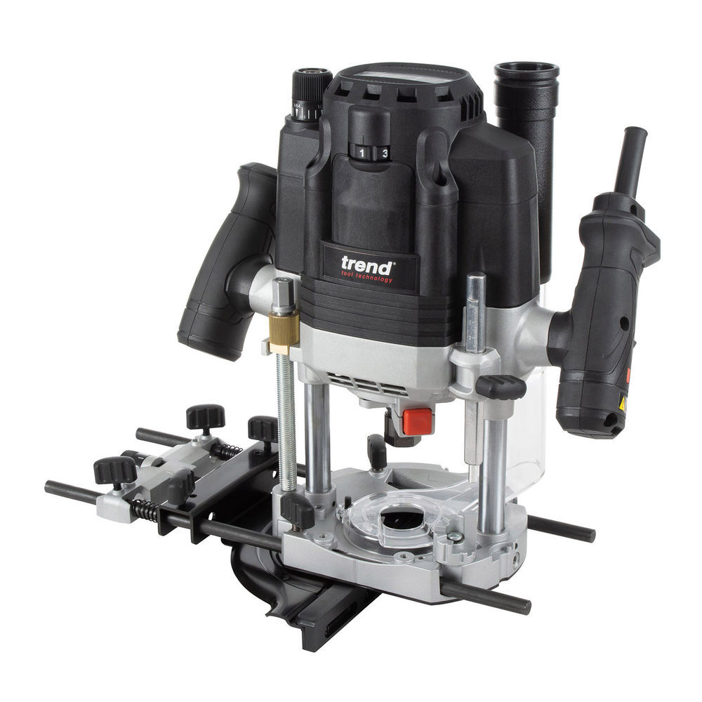 Trend T8 15A 1/2 Inch Dual-Mode Plunge Workshop Router, large image number 3