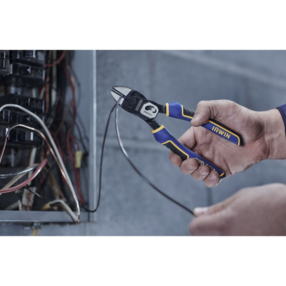 Irwin 8 in High Leverage Diagonal Pliers, large image number 4