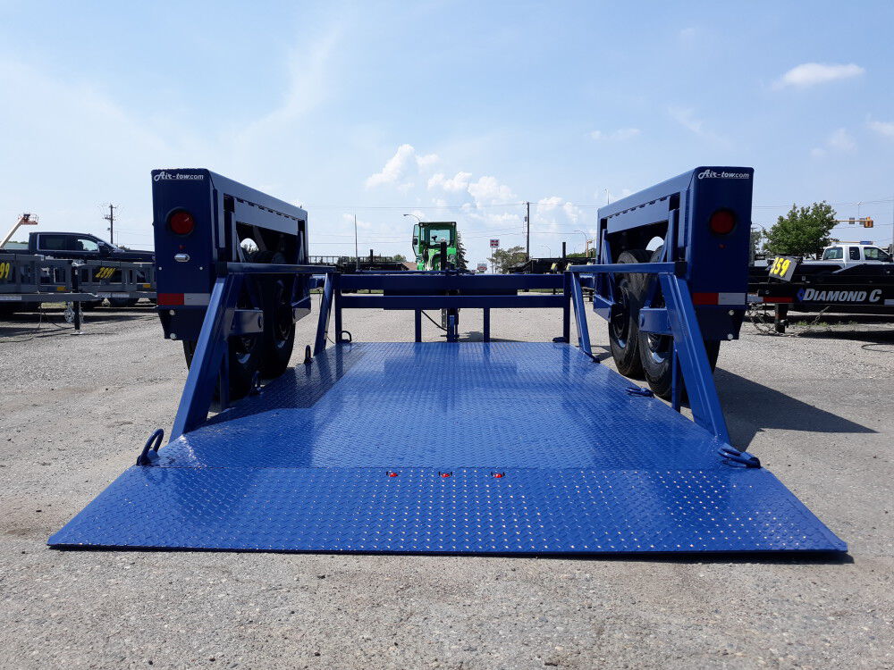 Air-Tow Trailers 14 Ft. Drop Deck Flatbed Trailer 75 Inch Deck Width - 12000# Capacity, large image number 7