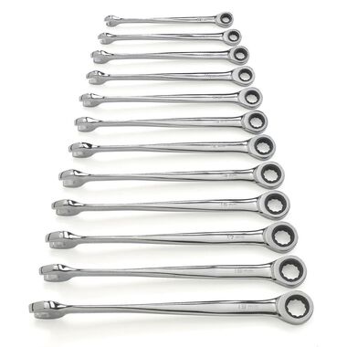 GEARWRENCH 12 Pc XL X-Beam Metric Combination Ratcheting Wrench Set
