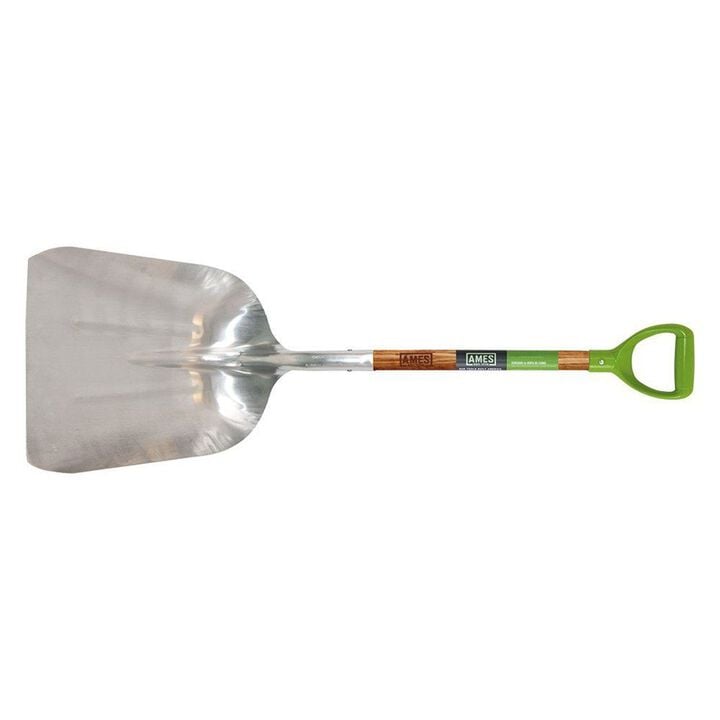 Ames 24.5 Inch D-Handle Aluminum Scoop