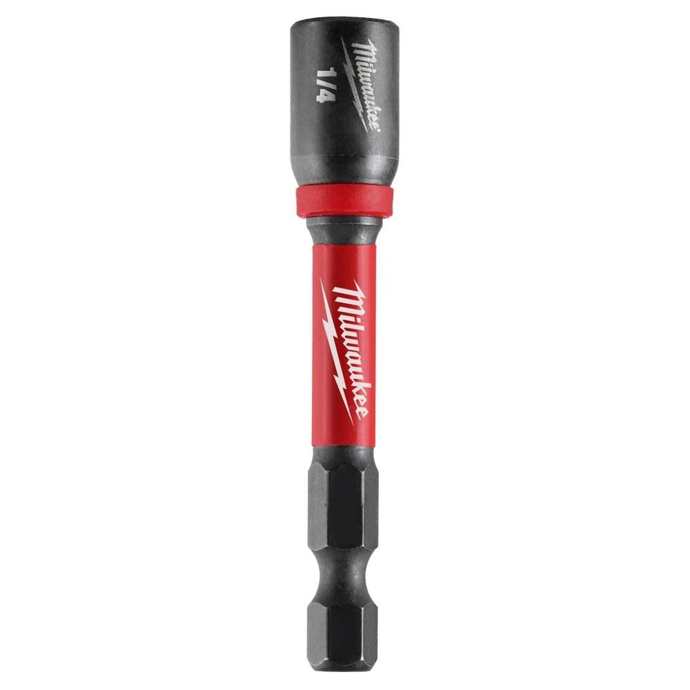 Milwaukee SHOCKWAVE Impact Duty 1/4 x 2 9/16inch Magnetic Nut Driver 10pk, large image number 1