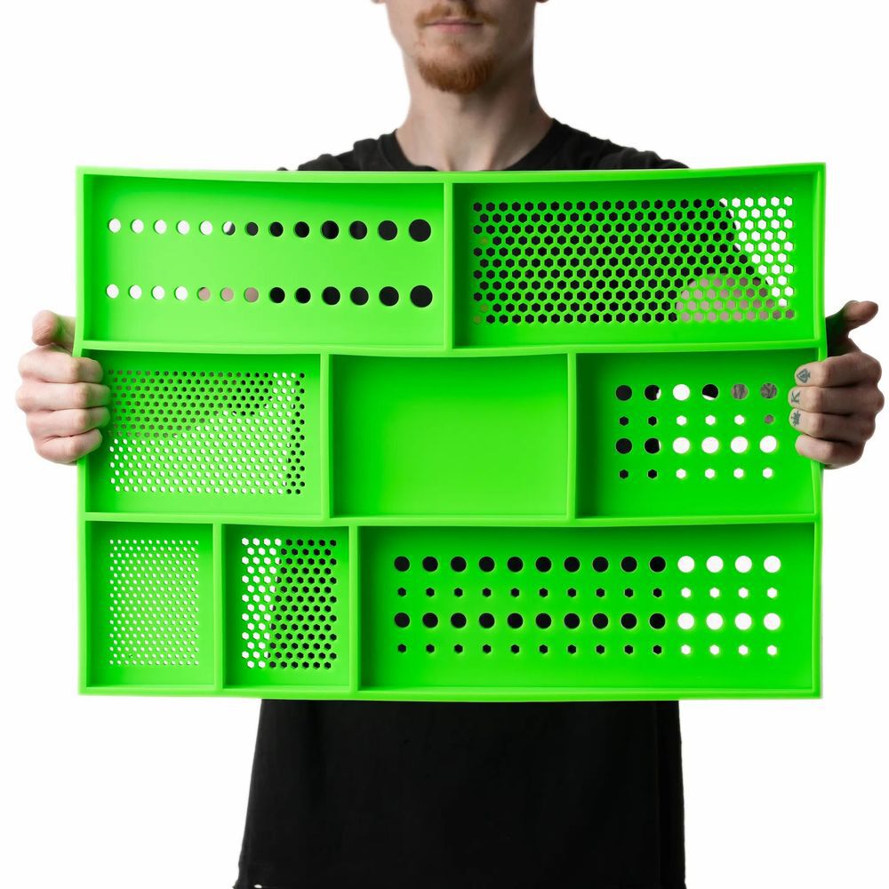 Boltster Top Box XL Fastener Organizing Tool Tray Green, large image number 6