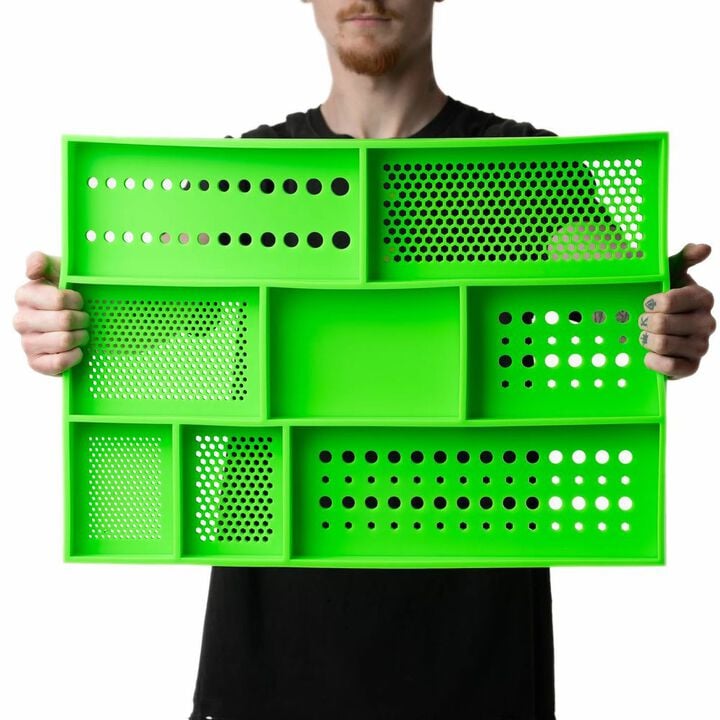 Boltster Top Box XL Fastener Organizing Tool Tray Green, large image number 5