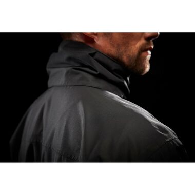 Helly Hansen Manchester Waterproof Shell Jacket Black 4X, large image number 3